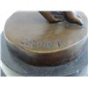Image 5 : Bronze "Female Dancer" on slate base