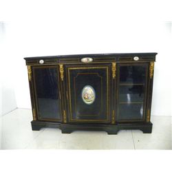 19th c. brass inlaid bronze mounted sideboard