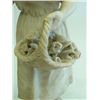 Image 3 : Alabaster figure of "Girl with Basket of Flowers"