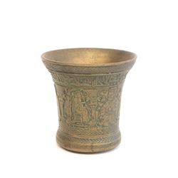 19th c. Persian bronze mortar