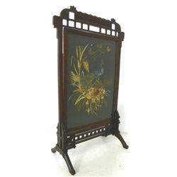 19th c. Victorian Eastlake firescreen