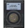 Image 1 : Edward VII 50 cents 1905, Crowned bust right/Crowned date and value in wreath, KM-12, AU50 PCGS.