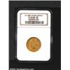 Image 1 : Gold 2 amani AH1299 (1920), Palace with throne room in star/Toughra in wreath, F-30, KM-888, MS63.