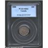 Image 2 : Victoria 10 cents 1888, Laureate bust left/Crowned date and value in wreath, KM-3, MS62 PCGS.