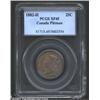 Image 1 : Victoria 25 cents 1882-H, Crowned head left/Crowned date and value in wreath, KM-5, XF45 PCGS.