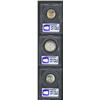 Image 2 : High grade trio as follows: 25 cents 1940, KM-35, MS64 PCGS; 50 cents 1948, KM-45, MS63 PCGS; and a 