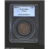 Image 1 : Louis Philippe I 2 francs 1847-A, Laureate bust right/Date and value in wreath, KM-743.