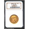 Image 1 : Napoleon III gold 50 francs 1858-BB, Head right/Crowned and mantled arms with the date and value, F-
