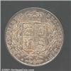 Image 2 : Victoria Young Head halfcrown 1840, Bust left with date below/Crowned arms in wreath, ESC-673, KM-74