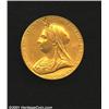 Image 1 : Victoria Diamond Jubilee official gold medal 1897, Young head left/Veiled head left, 21 mm, 12.