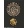 Image 2 : A proof pair as follows: George V crown 1927, S-4036, KM-836, toned proof; and a George V gold half 