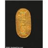 Image 1 : Tempo gold koban ND (1837-58), Floral designs/Era designator, F-15, JNDA-9.
