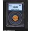 Image 1 : Confederation gold 10 francs 1911-B, Girl's head left/Date and value, F-503, KM-36, MS62 PCGS.