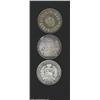 Image 1 : Shooting taler trio as follows: Basel 5 francs 1879, KM-S14, toned XF/AU; Fribourg 5 francs 1881, KM