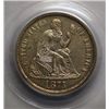 Image 2 : 1875 proof Seated dime PR64 GS bid = $725