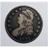 Image 1 : 1821 Bust half $  F/VF