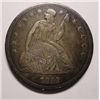 Image 1 : 1842 Seated $ solid Liberty VF