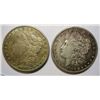 Image 1 : 1899S  VF/XF  and 1901S  XF/AU Morgan $