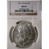 Image 1 : 1921 Peace $  NGC64