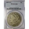 Image 1 : 1891CC  Morgan $ PCGS04
