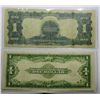 Image 2 : 2  1923 silver certificates  VF/XF