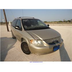 2001 - CHRYSLER TOWN AND COUNTRY