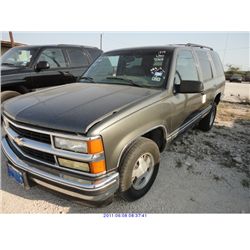1999 - CHEVROLET TAHOE***SALVAGE TITLE***