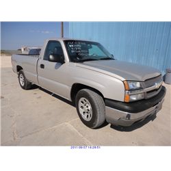 2005 - CHEVROLET SILVERADO 1500