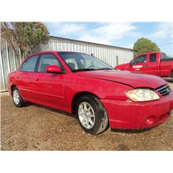 2002 KIA	SPECTRA ***REBUILT SALVAGE TITLE***