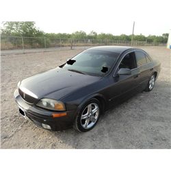 2001 - LINCOLN LS***SALVAGE TITLE***