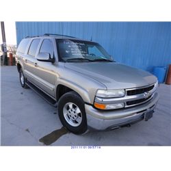 2002 - CHEVROLET SUBURBAN 1500
