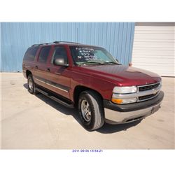 2001 - CHEVROLET SUBURBAN 1500