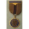 Image 1 : AMERICAN LEGION COMMANDERS BADGE VINTAGE