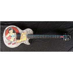 Duerrstein Original Painted Guitar USAF Pin-Up Girl
