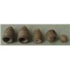 Image 2 : CONFEDERATE AND UNION 5 ORIGINAL CIVIL WAR BULLETS