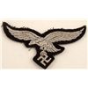 Image 2 : WWII Nazi Luftwaffe Eagle & Swastika Patch Original