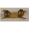 Image 2 : WWII ARMED FORCE INFANTRY GILT INSIGNIA UTICA NY--CRIMP