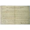 Image 1 : FY391 GENERAL LAND OFFICE GRANT WITH 2 ANDREW JOHNSON N