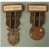 Image 1 : 1935 & 1939 AMERICAN LEGION DELAGATES BADGES ILLINOIS