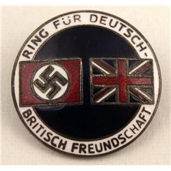 Nazi British Friendship Badge-Ring Fur Deutsch-Britisch