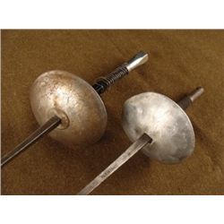 TWO (2) FRENCH MADE VINTAGE FENCING FOILS/SWORDS