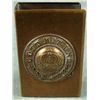 Image 1 : WWI BRASS MATCH SAFE WITH "GOTT MIT UNS" & CROWN ART