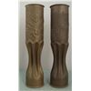 Image 1 : PAIR OF WWI U.S. DOUGHBOY TRENCH ART-SHELLS -FRANCE
