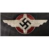 Image 1 : NAZI DLV BADGE WITH AN ENAMEL BACKGROUND AND SWASTIKA