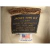 Image 3 : WWII G2 AAF BOMBER FLIGHT JACKET-BROWN LEATHER-SIZE -42