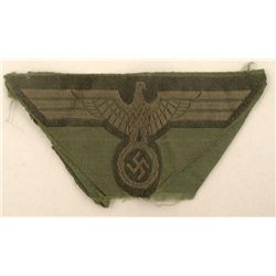 ORIGINAL M-43 CAP EAGLE AND SWASTIKA TRAPEZOID MINT
