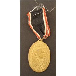 ORIGINAL WWI HINDENBURG PRESENTATION COMBAT MEDAL