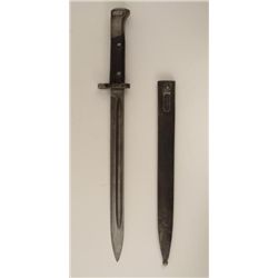 ORIGINAL WWII CZECH MAUSER BAYONET AND SCABBARD