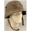 Image 1 : RARE ORIG M16 EARLY NAZI FREIKORPS HELMET W/SWASTIKA