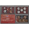 Image 1 : 2010 United States Silver Proof Set - 14 pc set, about 1 1/2 ounces of pure silver